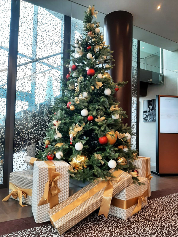 location de sapins noel pour hall d'entree