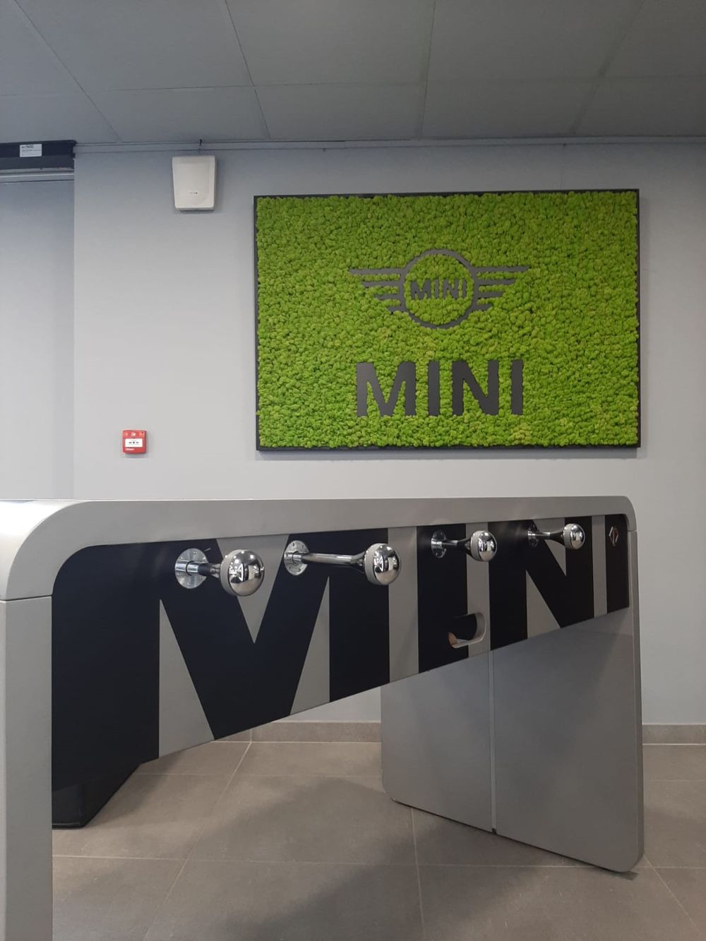Logo végétal en mousse pour une entreprise