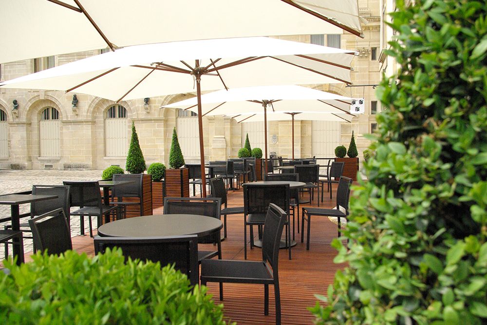 Végétalisation d une terrasse extérieure