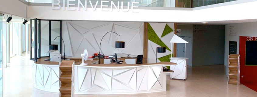 Aménagement bureaux par les plantes et mobilier
