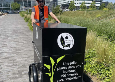 Triporteur pour entretenir vos plantes