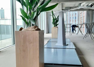 pot et plante sur mesure