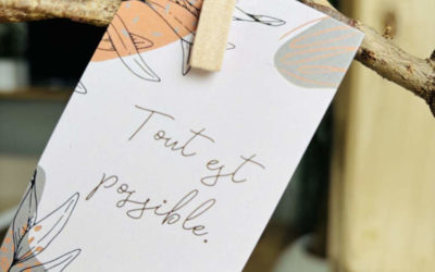 Célébrons le printemps avec des mots positifs semés dans les plantes de nos clients